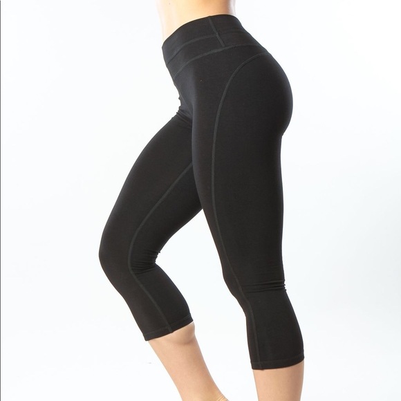 Green Apple Pants - Green Apple Active sport high waist Capri leggings
